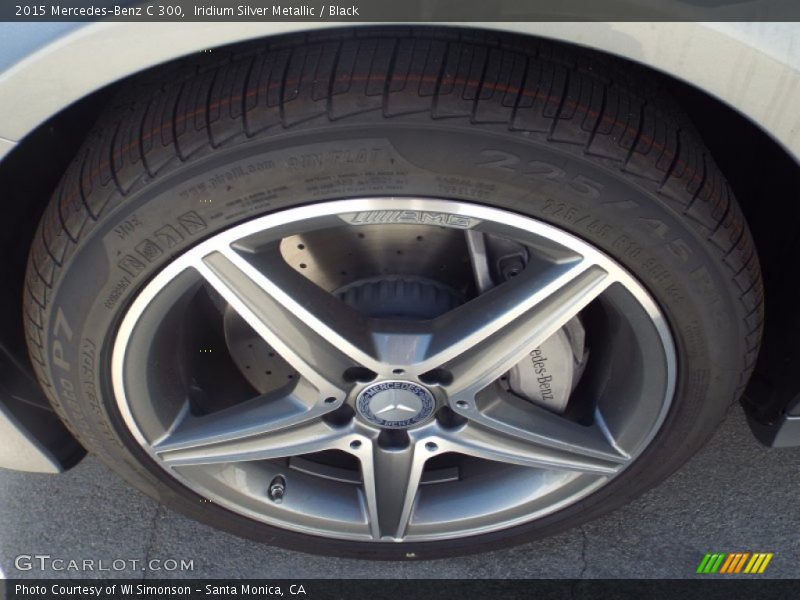 Iridium Silver Metallic / Black 2015 Mercedes-Benz C 300