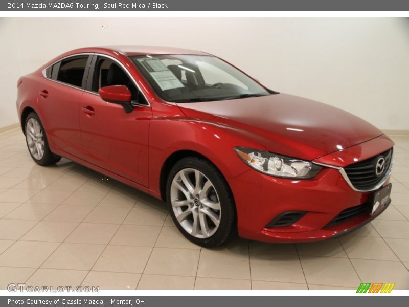 Soul Red Mica / Black 2014 Mazda MAZDA6 Touring