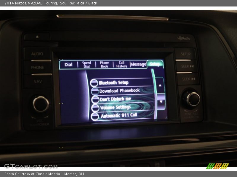 Soul Red Mica / Black 2014 Mazda MAZDA6 Touring