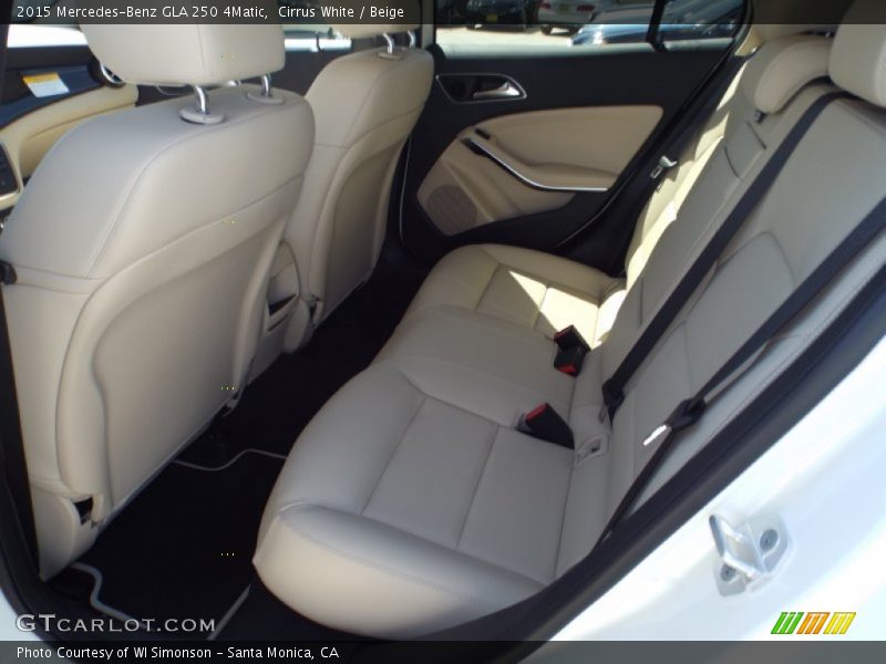 Cirrus White / Beige 2015 Mercedes-Benz GLA 250 4Matic