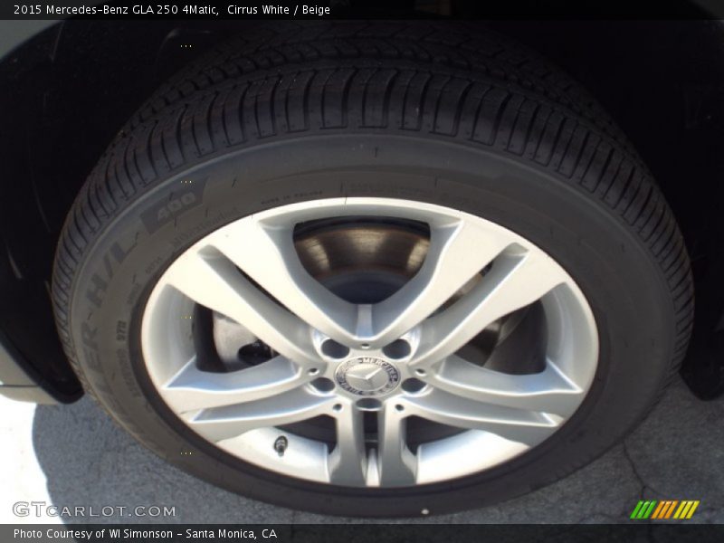 Cirrus White / Beige 2015 Mercedes-Benz GLA 250 4Matic