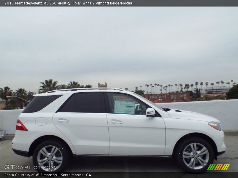 Polar White / Almond Beige/Mocha 2015 Mercedes-Benz ML 350 4Matic