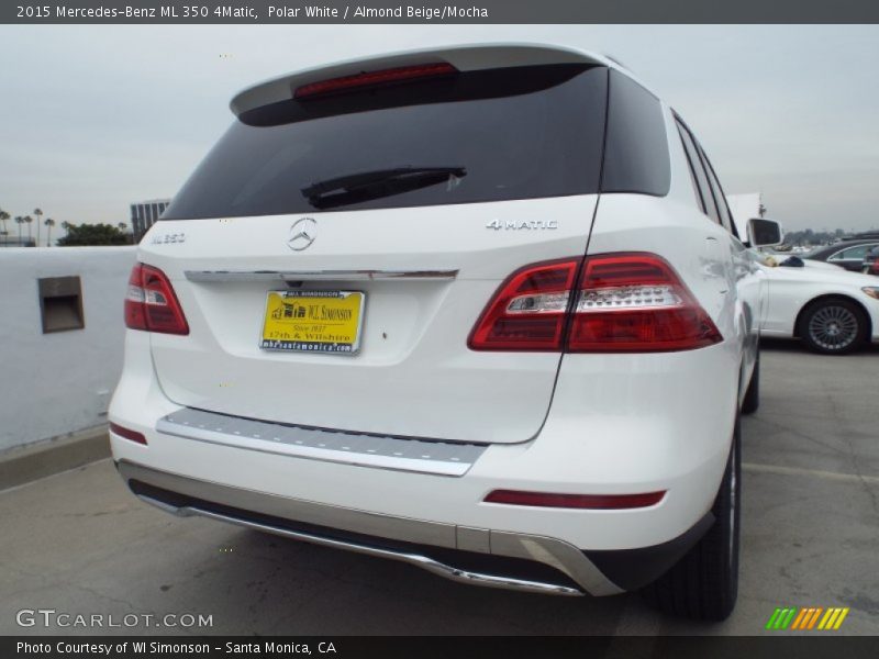 Polar White / Almond Beige/Mocha 2015 Mercedes-Benz ML 350 4Matic