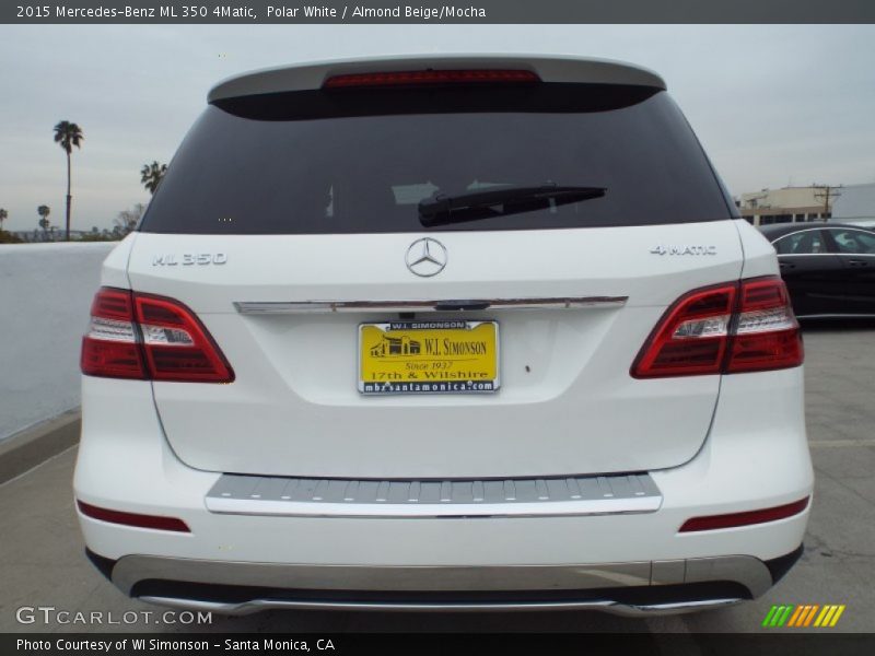 Polar White / Almond Beige/Mocha 2015 Mercedes-Benz ML 350 4Matic