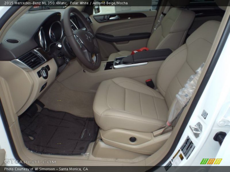 Polar White / Almond Beige/Mocha 2015 Mercedes-Benz ML 350 4Matic