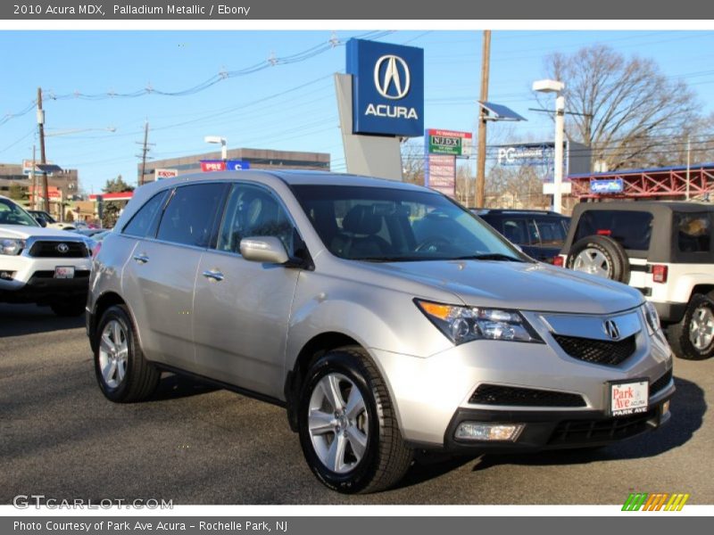 Palladium Metallic / Ebony 2010 Acura MDX