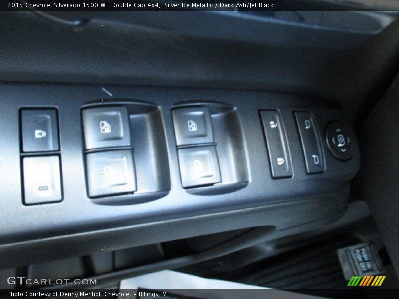 Silver Ice Metallic / Dark Ash/Jet Black 2015 Chevrolet Silverado 1500 WT Double Cab 4x4