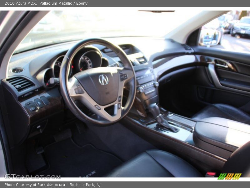 Palladium Metallic / Ebony 2010 Acura MDX