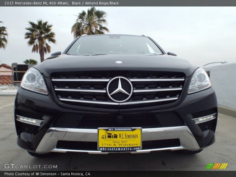 Black / Almond Beige/Black 2015 Mercedes-Benz ML 400 4Matic