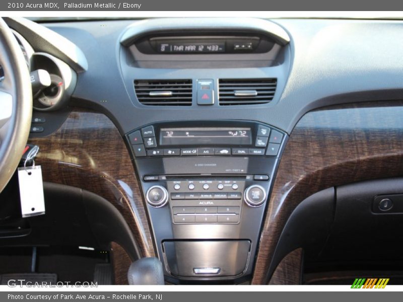 Palladium Metallic / Ebony 2010 Acura MDX