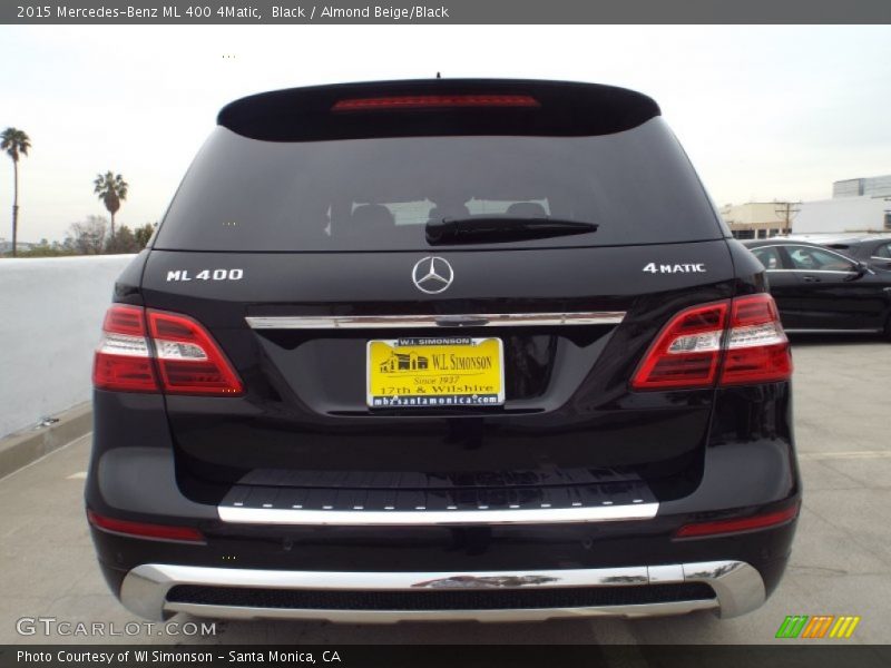 Black / Almond Beige/Black 2015 Mercedes-Benz ML 400 4Matic