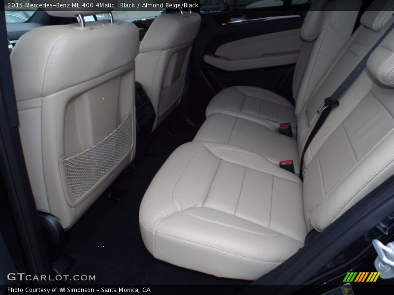 Black / Almond Beige/Black 2015 Mercedes-Benz ML 400 4Matic