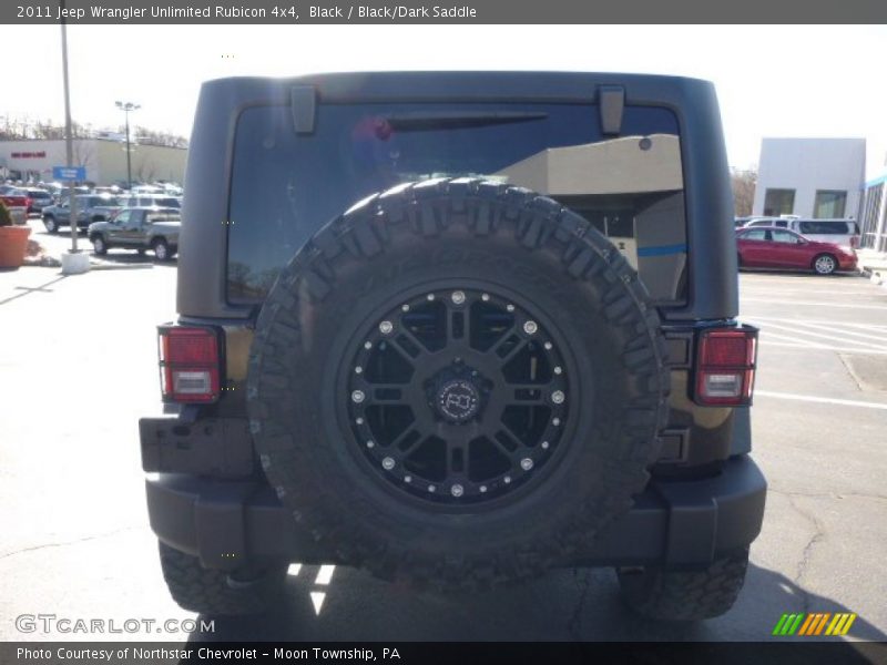 Black / Black/Dark Saddle 2011 Jeep Wrangler Unlimited Rubicon 4x4