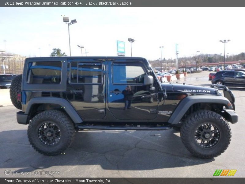 Black / Black/Dark Saddle 2011 Jeep Wrangler Unlimited Rubicon 4x4