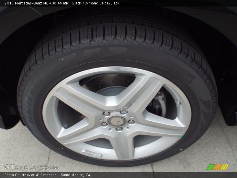 Black / Almond Beige/Black 2015 Mercedes-Benz ML 400 4Matic