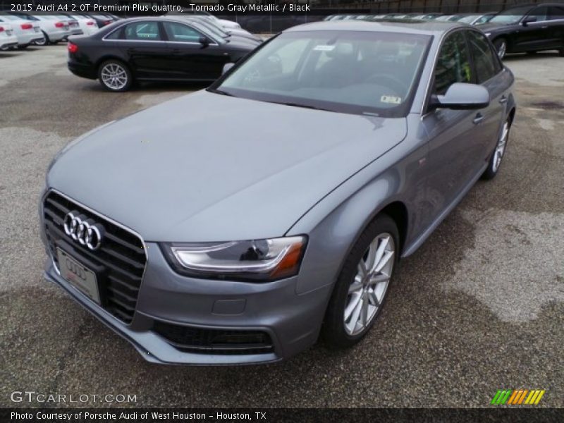 Tornado Gray Metallic / Black 2015 Audi A4 2.0T Premium Plus quattro