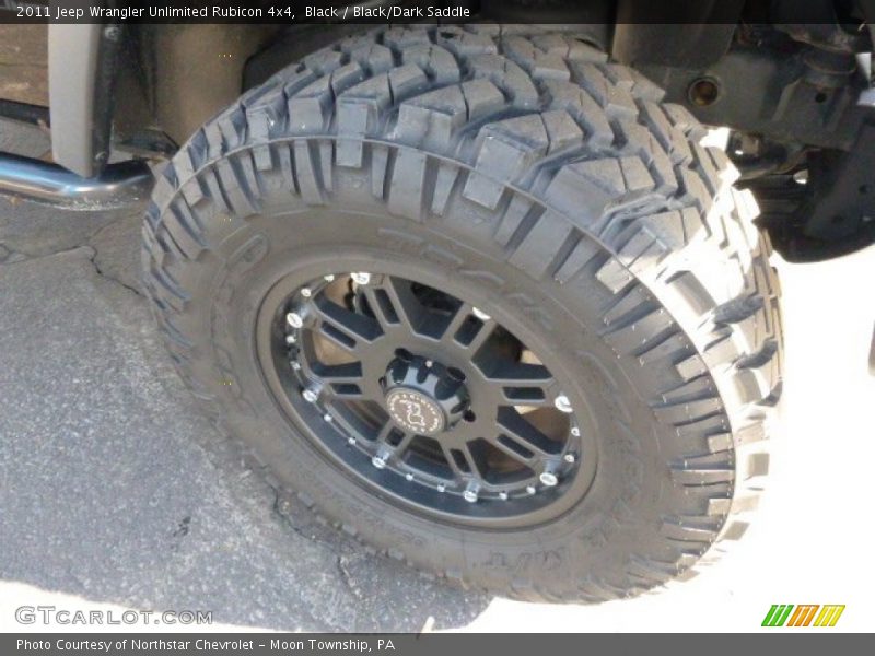 Black / Black/Dark Saddle 2011 Jeep Wrangler Unlimited Rubicon 4x4