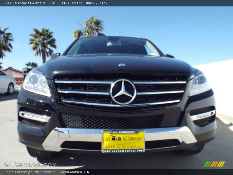 Black / Black 2015 Mercedes-Benz ML 250 BlueTEC 4Matic