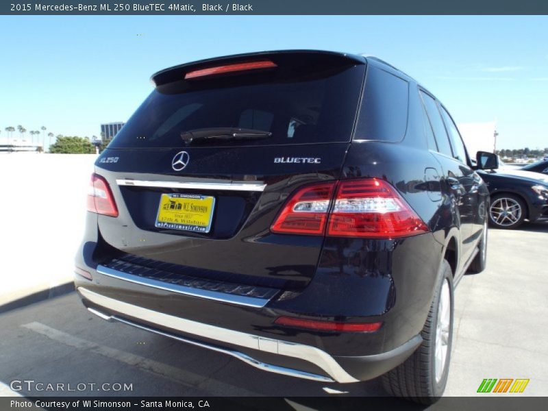 Black / Black 2015 Mercedes-Benz ML 250 BlueTEC 4Matic