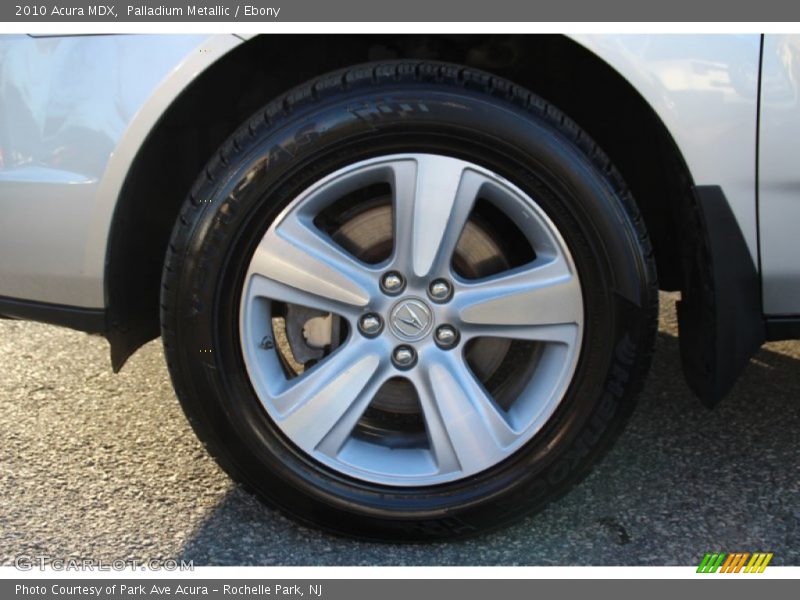 Palladium Metallic / Ebony 2010 Acura MDX