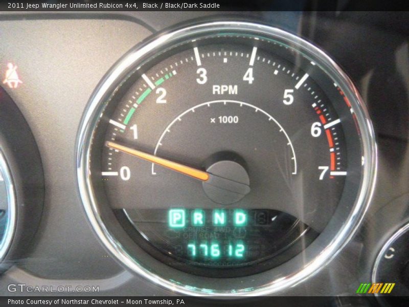 Black / Black/Dark Saddle 2011 Jeep Wrangler Unlimited Rubicon 4x4