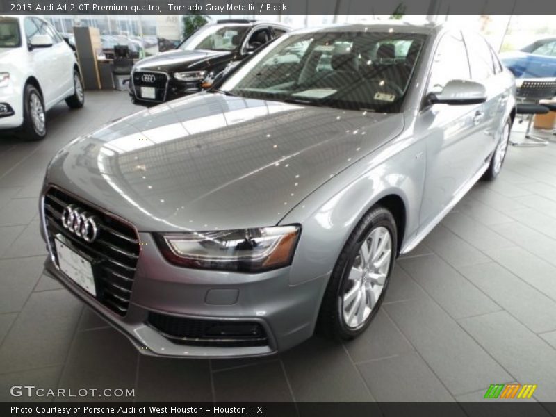 Tornado Gray Metallic / Black 2015 Audi A4 2.0T Premium quattro