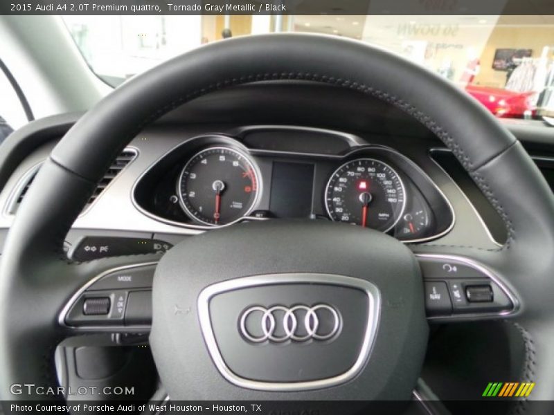 Tornado Gray Metallic / Black 2015 Audi A4 2.0T Premium quattro