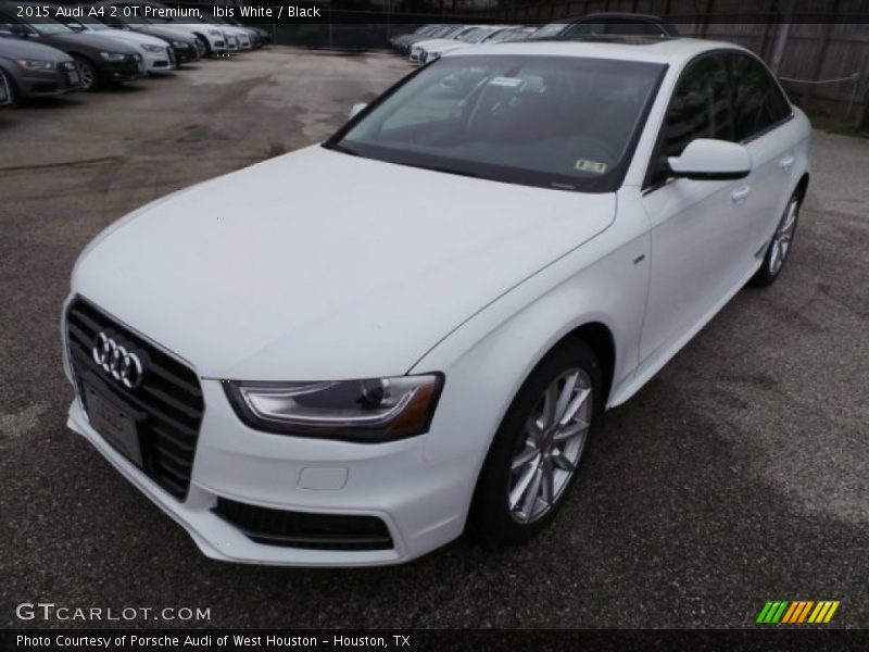 Ibis White / Black 2015 Audi A4 2.0T Premium