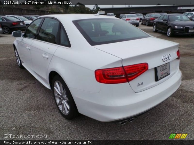 Ibis White / Black 2015 Audi A4 2.0T Premium