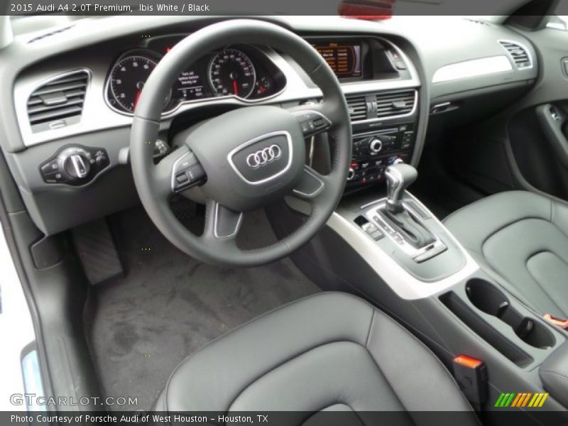 Ibis White / Black 2015 Audi A4 2.0T Premium