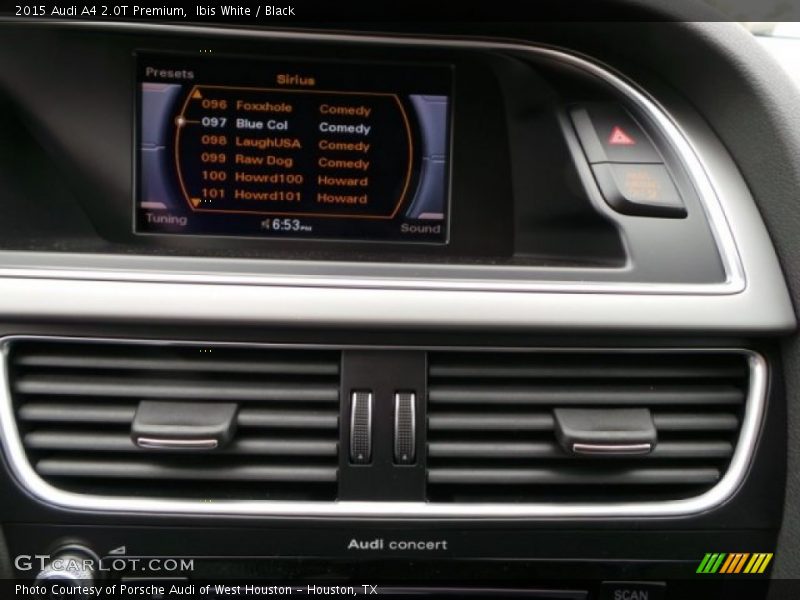 Ibis White / Black 2015 Audi A4 2.0T Premium