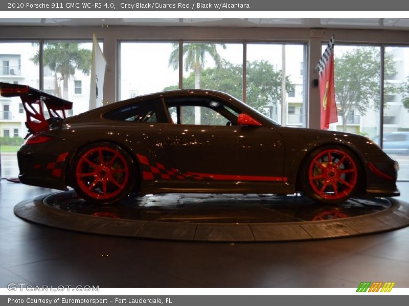 Grey Black/Guards Red / Black w/Alcantara 2010 Porsche 911 GMG WC-RS 4.0