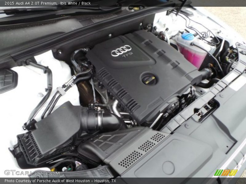 Ibis White / Black 2015 Audi A4 2.0T Premium