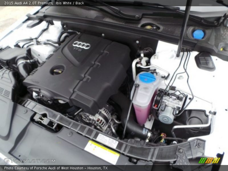 Ibis White / Black 2015 Audi A4 2.0T Premium