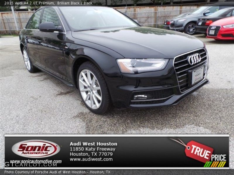 Brilliant Black / Black 2015 Audi A4 2.0T Premium