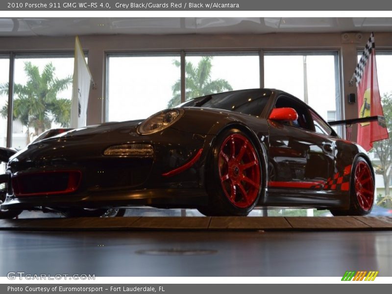 Grey Black/Guards Red / Black w/Alcantara 2010 Porsche 911 GMG WC-RS 4.0