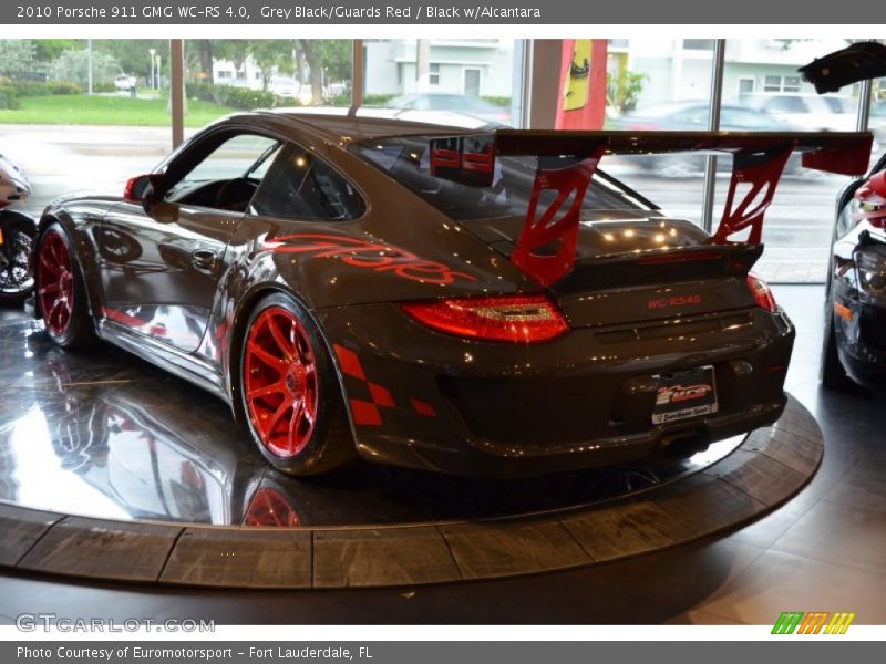 Grey Black/Guards Red / Black w/Alcantara 2010 Porsche 911 GMG WC-RS 4.0