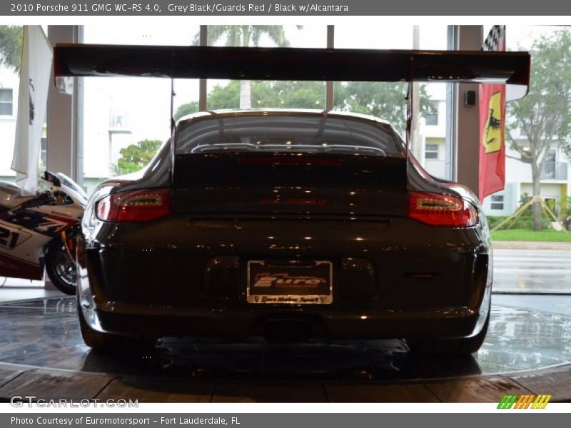 Grey Black/Guards Red / Black w/Alcantara 2010 Porsche 911 GMG WC-RS 4.0