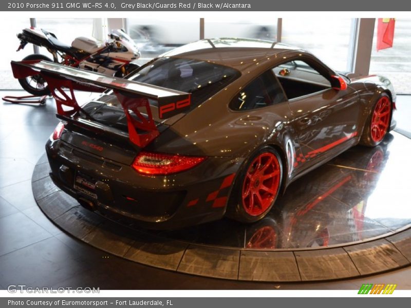 Grey Black/Guards Red / Black w/Alcantara 2010 Porsche 911 GMG WC-RS 4.0