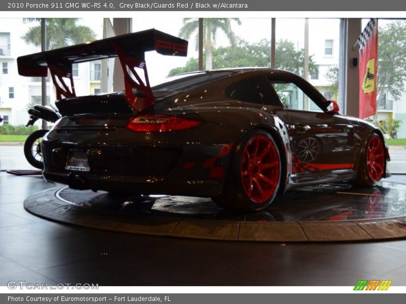 Grey Black/Guards Red / Black w/Alcantara 2010 Porsche 911 GMG WC-RS 4.0