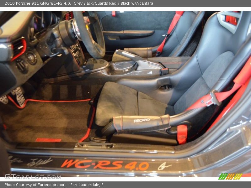 Grey Black/Guards Red / Black w/Alcantara 2010 Porsche 911 GMG WC-RS 4.0