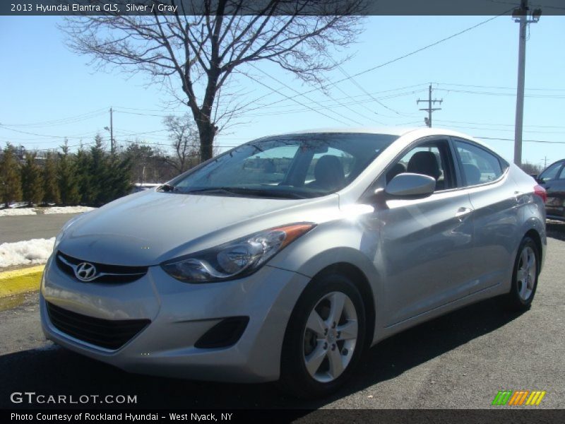 Silver / Gray 2013 Hyundai Elantra GLS