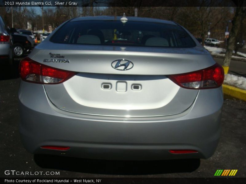 Silver / Gray 2013 Hyundai Elantra GLS