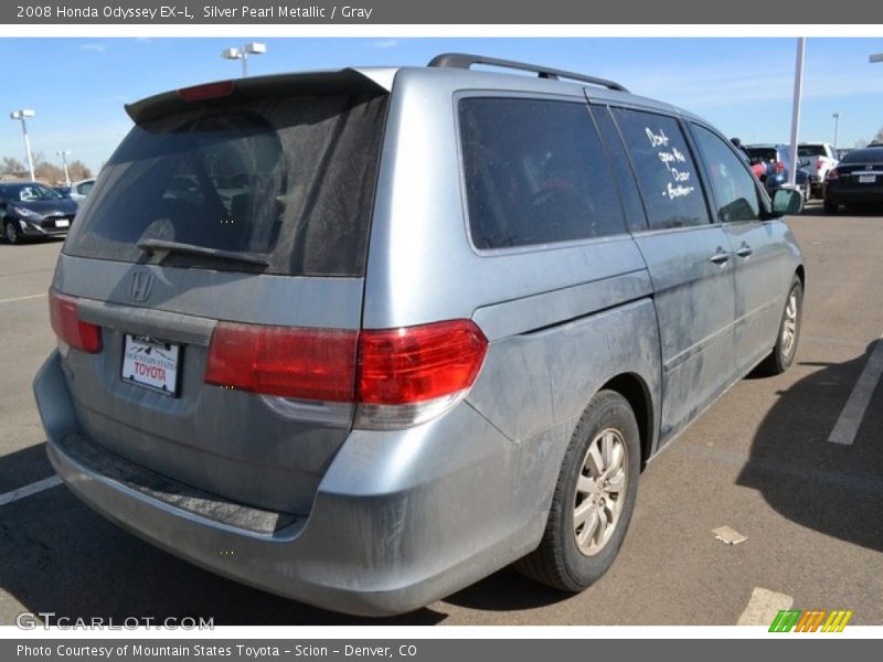 Silver Pearl Metallic / Gray 2008 Honda Odyssey EX-L