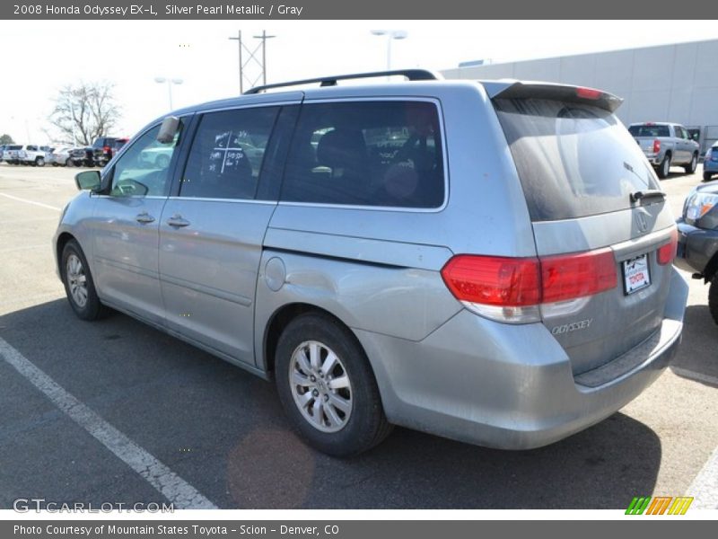 Silver Pearl Metallic / Gray 2008 Honda Odyssey EX-L