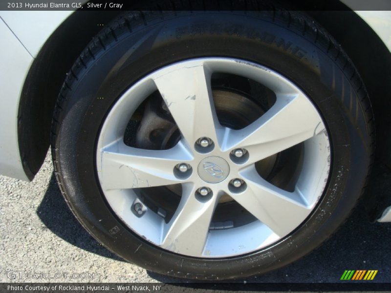 Silver / Gray 2013 Hyundai Elantra GLS