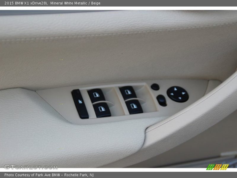 Mineral White Metallic / Beige 2015 BMW X1 xDrive28i