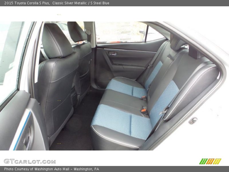 Rear Seat of 2015 Corolla S Plus