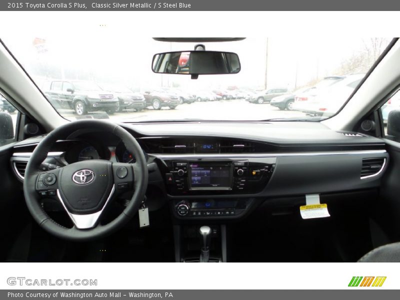 Dashboard of 2015 Corolla S Plus