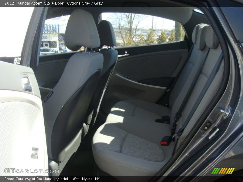 Cyclone Gray / Gray 2012 Hyundai Accent GLS 4 Door